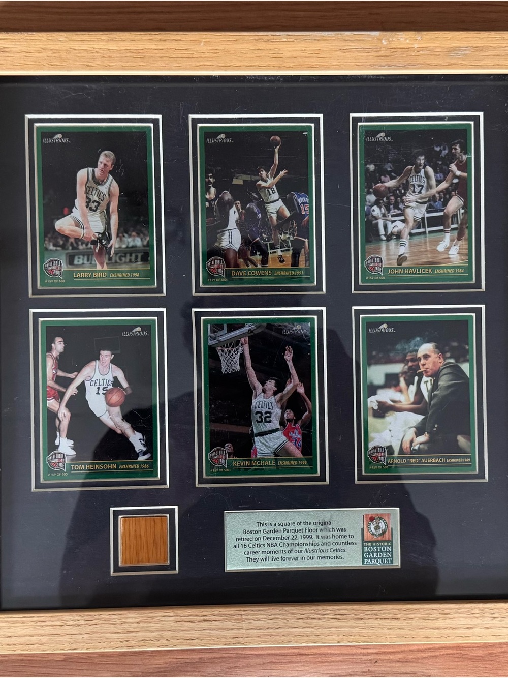 Boston Celtics Plaque